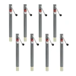 Bulldog 2K Round Trailer Jack with Sidewind Handle – 15 Inch Lift, Weld-On Mount