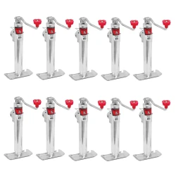 Bulldog 10x 2K Pipe Mount Swivel Trailer Jack w/ 10" Lift Topwind and Pull Pin