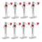 Bulldog 8-pack 2,000 lb pipe mount swivel trailer jacks topwind 10 inch lift
