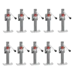 Bulldog 2,000 lb snap ring swivel trailer jack pack of 10 sidewind 10-inch lift footplate