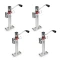 Bulldog 2,000 lb snap ring swivel trailer jack sidewind 10 inch lift set of 4