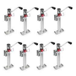 Bulldog 10x 2K Snap Ring Swivel Trailer Jack w/ 10" Lift Sidewind