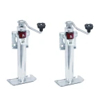 Bulldog Topwind 2K Snap Ring Swivel Trailer Jack 2-Pack