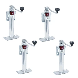 Bulldog 4x 2K Snap Ring Swivel Trailer Jack w/ 15" Lift Topwind Corrosion Resistant
