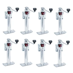 Bulldog 8x 2K Snap Ring Swivel Trailer Jack w/ 15" Lift Topwind Corrosion Resistant