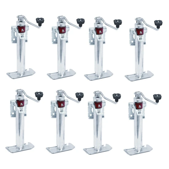Bulldog 2K Snap Ring Swivel Trailer Jack 15″ Topwind Lift Corrosion Resistant Set of 8