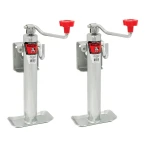 Bulldog 2K Bolt-Thru Swivel Trailer Jack 10 Inch Lift Topwind Corrosion Resistant 2-Pack