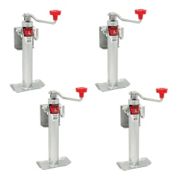 Bulldog 4x 2K Bolt-Thru Swivel Trailer Jack w/ 10" Lift Topwind Corrosion Resistant