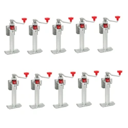 Bulldog 10x 2K Bolt-Thru Swivel Trailer Jack w/ 10" Lift Topwind Corrosion Resistant