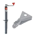 Bulldog 2K A‑Frame Trailer Jack with 15K Cast Head Coupler