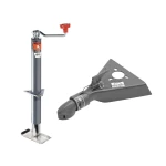 Bulldog 2K A-Frame Trailer Jack 15″ Topwind with 5K Collar-Lok Coupler