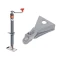 Bulldog 2K Topwind A-Frame Jack & 15K Cast-Head Coupler Bundle Bulldog 2K Topwind A-Frame Trailer Jack with Footplate and 15K Cast-Head Coupler