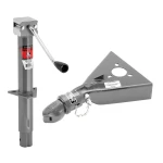 Bulldog 2K A-Frame Trailer Jack 13" Lift with 15K Collar-Lok Coupler for 2-5/16" Ball