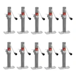 Bulldog 2K round pipe mount swivel trailer jack 10-pack 15-inch lift