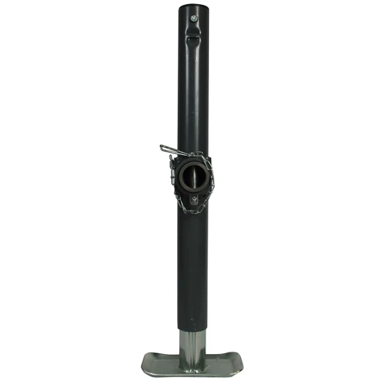 Bulldog 4-pack 2000 lb round pipe-mount swivel trailer jack 15″ lift