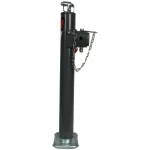 Bulldog 5K Pipe Mount Swivel Trailer Jack with Topwind Handle – 15" Lift, Set of 8