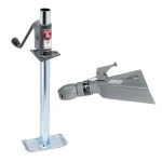 Bulldog 750 lb A-Frame Trailer Jack with Bracket Disc Foot and 12.5K Collar-Lok Coupler