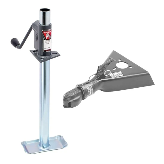 Bulldog 750 lb A-Frame Trailer Jack with Disc Foot and 15K Collar-Lok Coupler