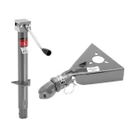 Bulldog sidewind A-frame trailer jack with 15k Collar-Lok coupler 2-5/16 ball