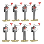 Bulldog 5K Snap Ring Swivel Trailer Jack with Footplate and 10 Inch Lift, 8-Pack