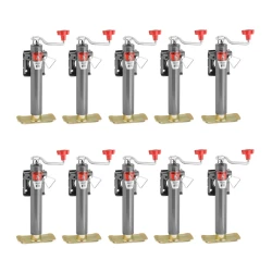 Bulldog 10x 5K Snap Ring Swivel Trailer Jack w/ 10" Lift and Footplate