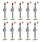 Bulldog 5K Snap Ring Swivel Trailer Jacks with 15 Inch Lift and Footplate
