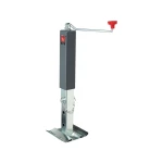 Bundle of ten Bulldog 10,000 lb square trailer jacks with 15-inch topwind footplate