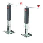 Bulldog 10K square trailer jack topwind 15-inch lift footplate, 2-pack