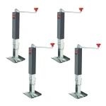 Bulldog 10K Topwind Square Trailer Jack 15 inch Lift Footplate 4-Pack