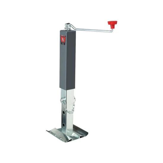 Bundle of ten Bulldog 10,000 lb square trailer jacks with 15-inch topwind footplate