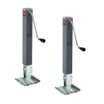 Bulldog 10K Square Sidewind Trailer Jack 15″ Lift Footplate (2-Pack) Bulldog 10K square trailer jack 15″ lift sidewind footplate 2-pack bundle