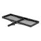 CURT 60x20 folding hitch cargo carrier with elastic net – 500 lb capacity