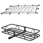 Reese 44×35 roof cargo basket with weatherproof bag and 36×48 net, 125 lb