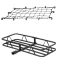 Reese 44×35 roof cargo basket with weatherproof bag and 36×48 net, 125 lb