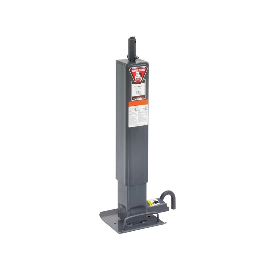 Bulldog 12K square trailer jack topwind non spring return 4 pack 26 inch lift