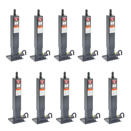 Bulldog 12,000 lb Square Trailer Jack Topwind 26″ Lift – 10 Pack