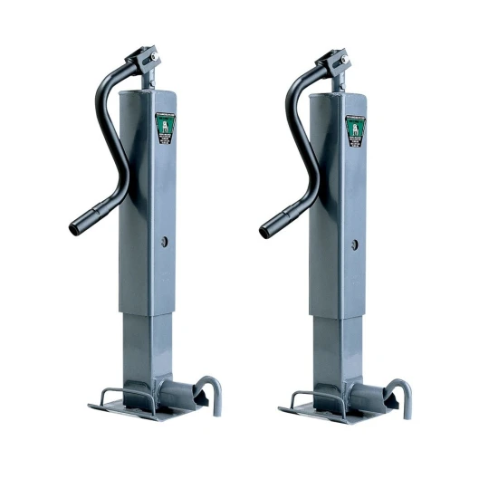 Bulldog 12K Topwind Square Trailer Jack Two Pack 26″ Lift Non Spring Return