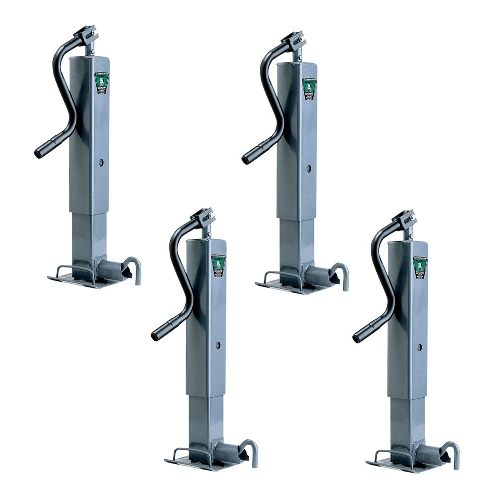 Bulldog 4-Pack 12K Topwind Square Trailer Jack Non Spring Return