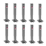 Bulldog 12K Square Trailer Jack Sidewind Drop Leg Non Spring Return 10-Pack
