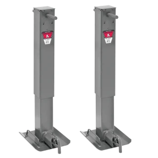 Bulldog 12K Square Trailer Jack with 26″ Sidewind Drop Leg Non-Spring Return (Pack of 2)