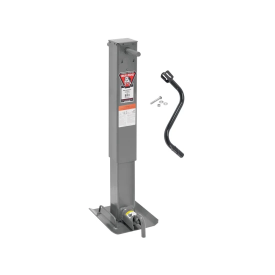 Bulldog 12K Square Sidewind Trailer Jack 4-Pack – 26″ Lift, Non-Spring Return