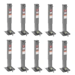 Bulldog 12K square trailer jack 26-inch drop leg non-spring return