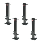 Bulldog 25K Square Trailer Jack 4-Pack Sidewind Drop Leg Non-Spring Return