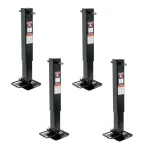 Bulldog Twin Cam HD Square Trailer Jack 25K Spring Return Sidewind Drop Leg (4-Pack)