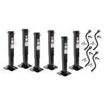 VIP 1 Trailer Jack Package 25K Rating Per Jack w/ Handles