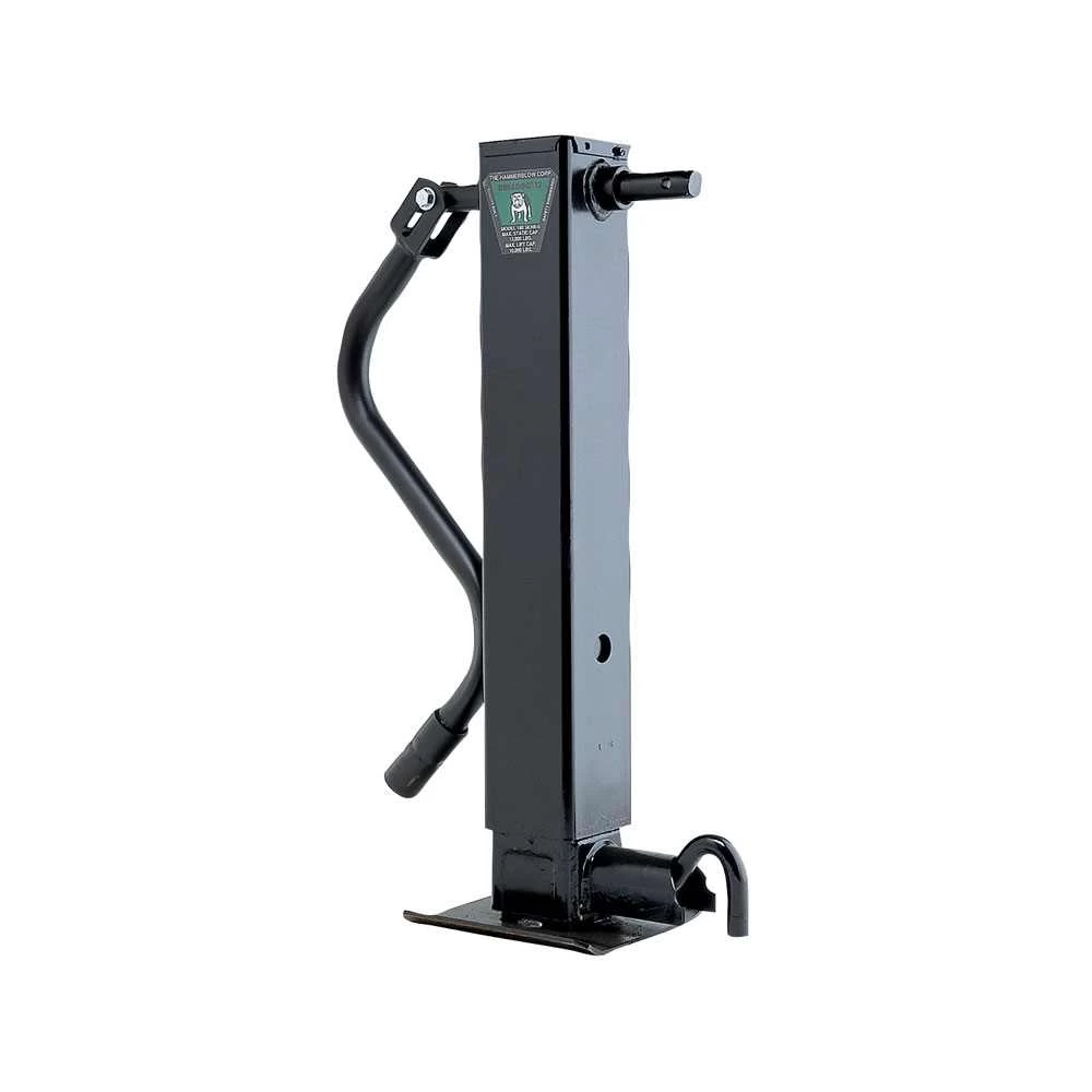 Bulldog 12K Square Trailer Jack 4-Pack with Sidewind Handle and Spring Return Drop Leg