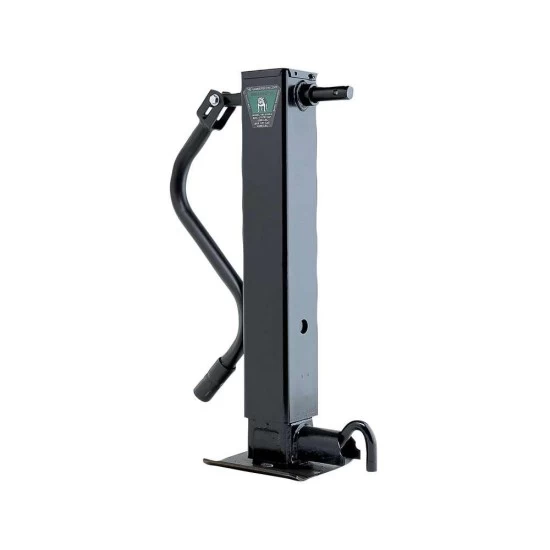 Bulldog 12K Square Trailer Jack 4-Pack with Sidewind Handle and Spring Return Drop Leg