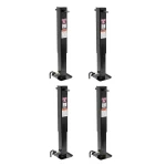 Bulldog 12K Square Trailer Jack with Sidewind Handle, Heavy Duty