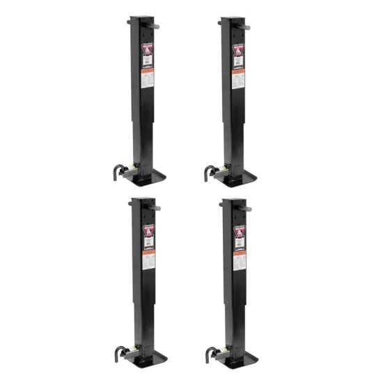 Bulldog 12K Square Trailer Jack with Sidewind Handle, Heavy Duty