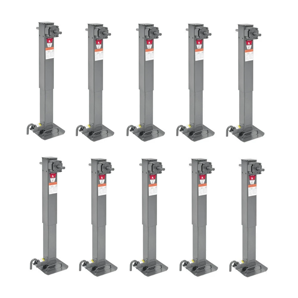 Bulldog 12K Two-Speed Square Trailer Jack with Planetary Gearbox Pack of 10